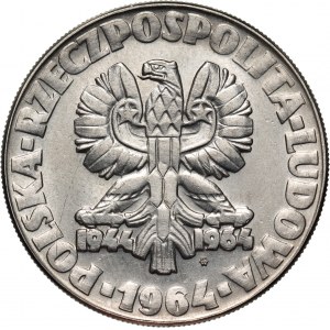 People's Republic of Poland, 10 gold 1964, Sierp i kielnia, PRÓBA, nickel, with mint mark