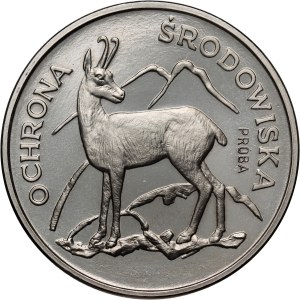 Polská lidová republika, 100 zlotých 1979, Kozica, PRÓBA, nikl
