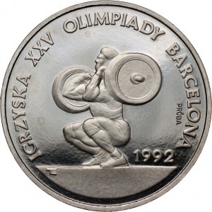 Third Republic, 200000 gold 1991, Games of XXV Olympiad Barcelona 1992, SAMPLE, nickel