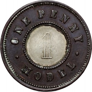 Great Britain, Victoria, 1 penny ND (1844), pattern