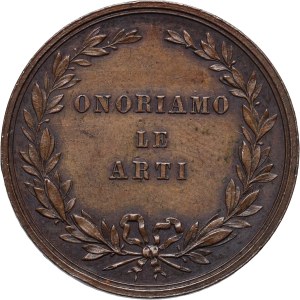 Italy, award medal of 1872, Urbino Academy