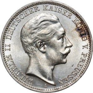 Germany, Prussia, Wilhelm II, 3 Marks 1910 A, Berlin