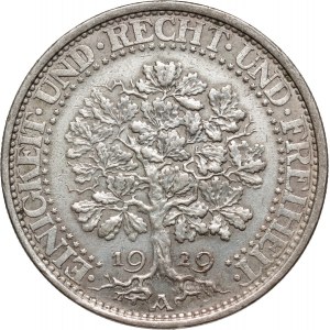 Germany, Weimar Republic, 5 Mark 1929 A, Berlin
