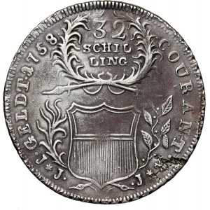 Germany, Lübeck, 32 Schilling (Gulden) 1758 JJJ