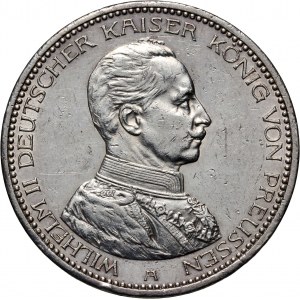 Germany, Prussia, Wilhelm II, 5 Marks 1914 A, Berlin