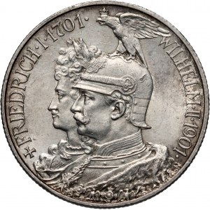 Germany, Prussia, Wilhelm II, 2 Marks 1901 A, Berlin, 200th Anniversary of the Kingdom of Prussia