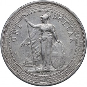 Spojené království, Victoria, Trade Dollar 1899, Bombay