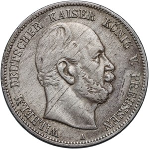 Germany, Prussia, Wilhelm I, 5 Mark 1875 A, Berlin