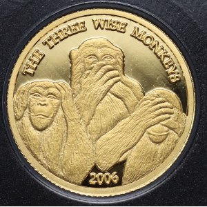Somalia, 4000 Shillings 2006, Three Wise Monkeys