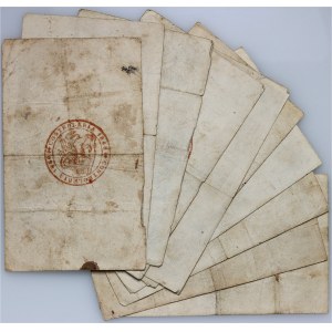 Italy, Venice, 2 lires 1848, Moneta Patriottica, banknote set (10 pieces)