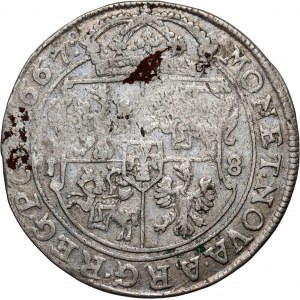 Jan II Kazimierz, ort 1667 TLB, Bydgoszcz