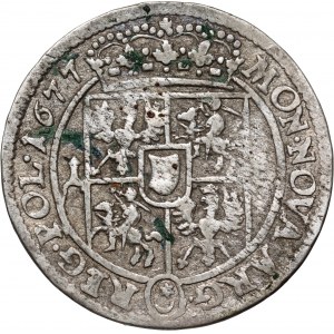 Ján III Sobieski, ort 1677, Bydgoszcz
