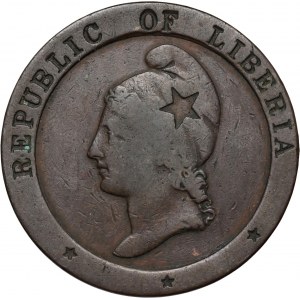 Libérie, 2 centy 1862