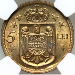 Romania, Michael I, 5 Lei 1930 H, Birmingham