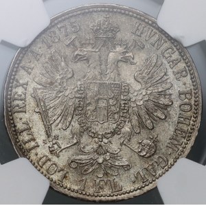 Autriche, François-Joseph Ier, 1 florin 1875, Vienne