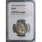 Autriche, François-Joseph Ier, 1 florin 1875, Vienne
