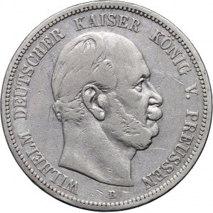 Germany, Prussia, Wilhelm I, 5 Mark 1876 A, Berlin