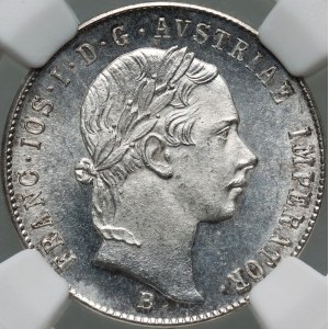 Austria, Franz Joseph I, 20 Kreuzer 1856 B, Kremnica