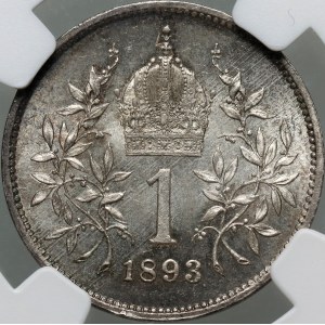 Austria, Franz Joseph I, Corona 1893, Vienna