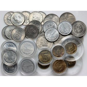 People's Republic of Poland, coin set, (33 pieces)