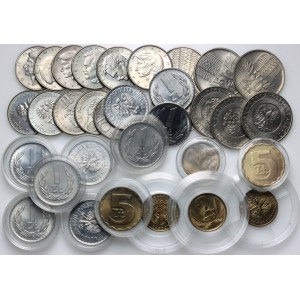 People's Republic of Poland, coin set, (33 pieces)