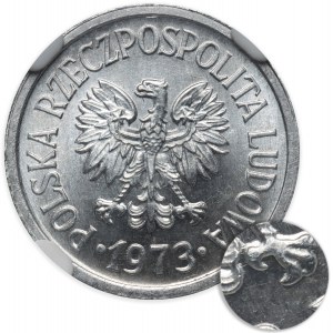 PRL, 10 groszy 1973, BEZ ZNAKU MENNICY