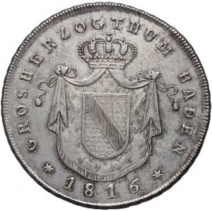 Deutschland, Baden, Karl Ludwig Friedrich, Taler 1816 D