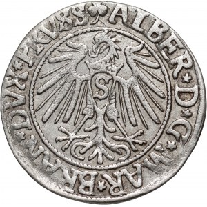 Prusy Książęce, Albert Hohenzollern, grosz 1541, Królewiec