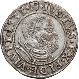 Prusy Książęce, Albert Hohenzollern, grosz 1533, Królewiec