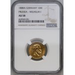 Germany, Prussia, Wilhelm I, 10 Mark 1888 A, Berlin