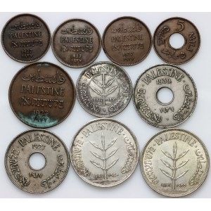Palestine, coin set, (10 pieces)