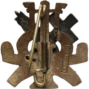 Poland, Badge of the Music and Singing Society-Chorus Kirchen Gesang Verein der St. Matthai Gemende, Lodz, 1924