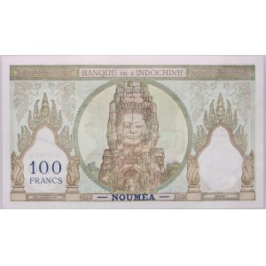 France, New Caledonia, 100 Francs ND (1937-1963), Series T