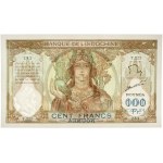 France, New Caledonia, 100 Francs ND (1937-1963), Series T