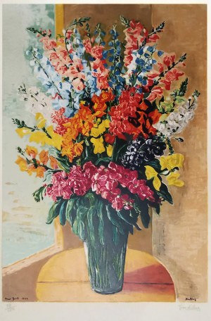 Moses Kisling (1891-1953), Bouquet de hauteurs (gueule du lion)