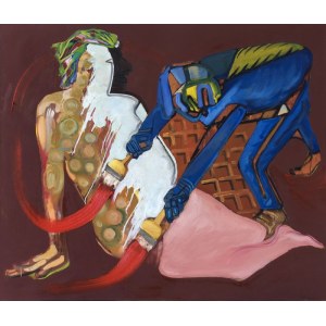 Jacek Sroka (né en 1957), peintre de nus orientaux, 2021
