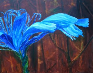 Magdalena Miernik (geb. 1970), Blaue Iris, 2010