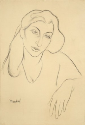 Jakub Markiel (1911-2008), Portrait of a girl