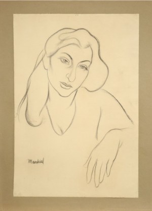 Jakub Markiel (1911-2008), Portrait d'une jeune fille