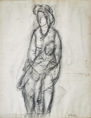 Zygmunt Landau (1898-1962), Donna con bambino