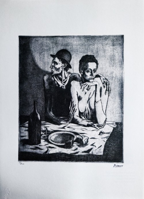 Pablo Picasso (1881-1973), Skromny posiłek