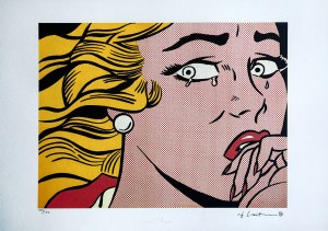 Roy Lichtenstein (1923-1997), Fille en pleurs