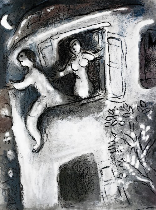 Marc Chagall (1887-1985), Noc