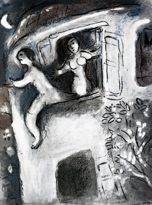 Marc Chagall (1887-1985), Notte