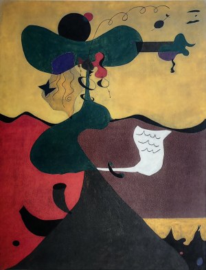 Joan Miró (1893-1983), Ritratto della signora Mills