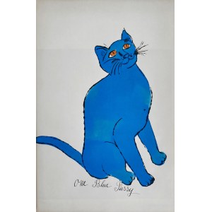 Andy Warhol (1928-1987), Chatte bleue