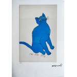 Andy Warhol (1928-1987), Chatte bleue