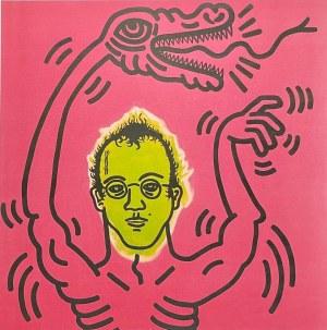 Keith Haring (1958-1990), Selbstporträt