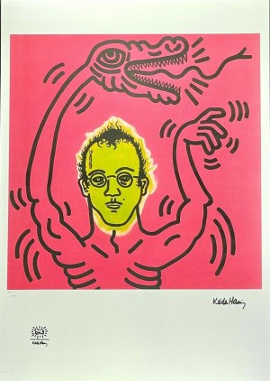 Keith Haring (1958-1990), Selbstporträt