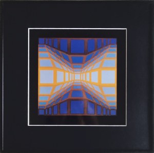 Victor Vasarely (1906 -1997), Kek-ed II, 1975